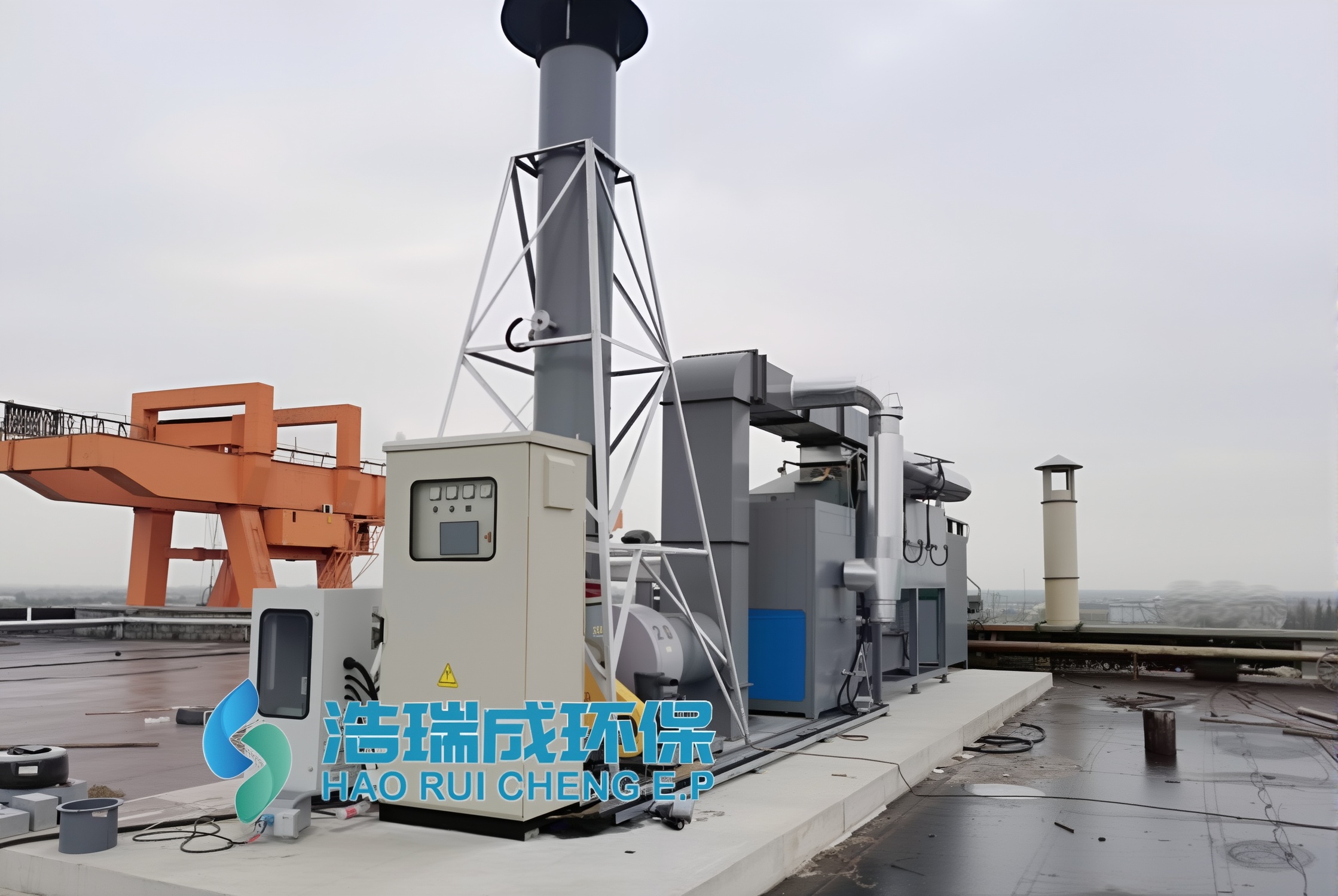 靖江永固轿配涂装有限公司-活性炭吸附脱附催化燃烧设备案例