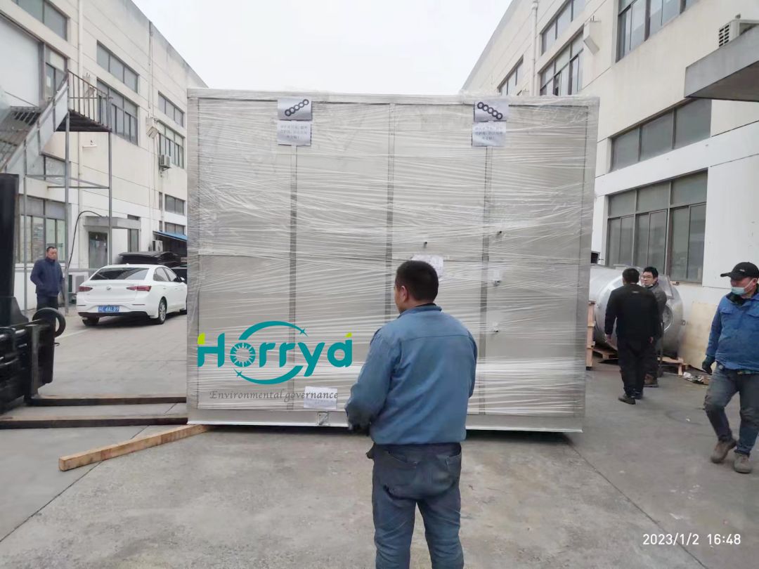 5000风量转轮+两级换热催化燃烧炉顺利出厂