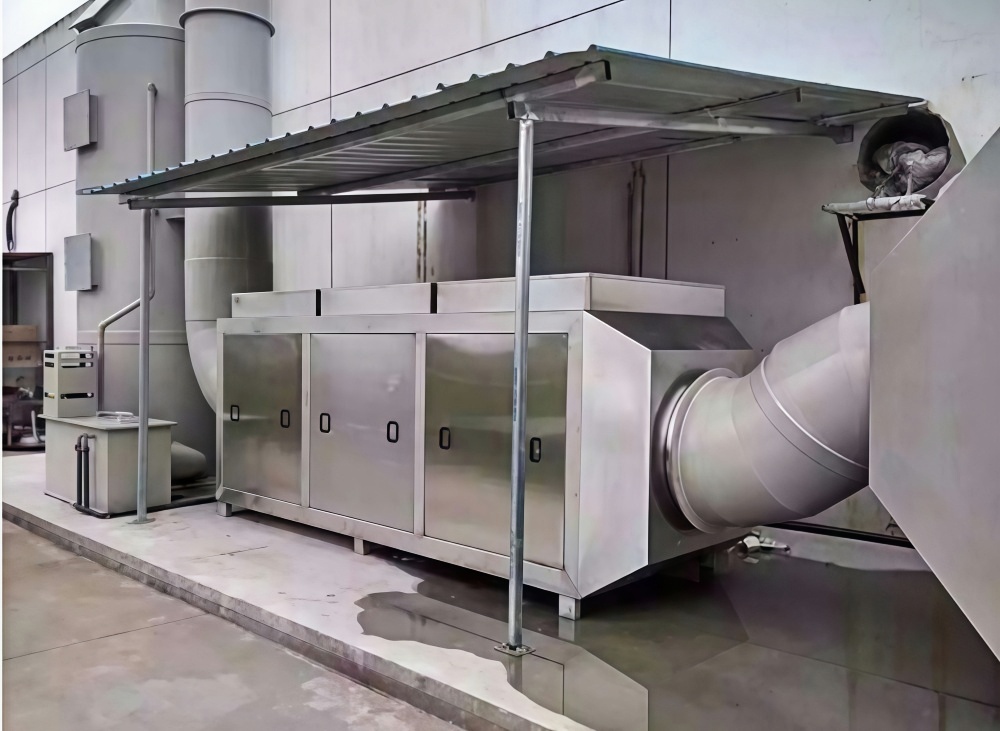 大型汽车零部件加工厂油烟废气治理